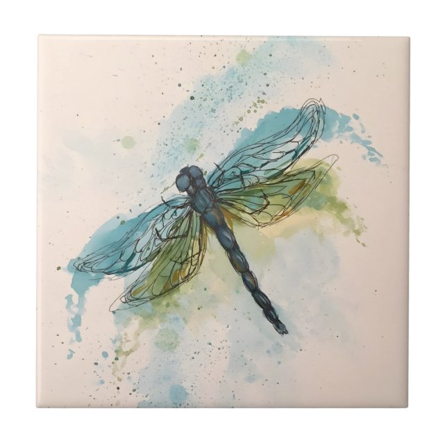 dragonfly sophisticated design tiles (Front)