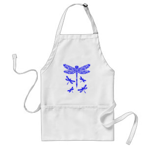 Dragonfly Spirit in Blue Standard Apron