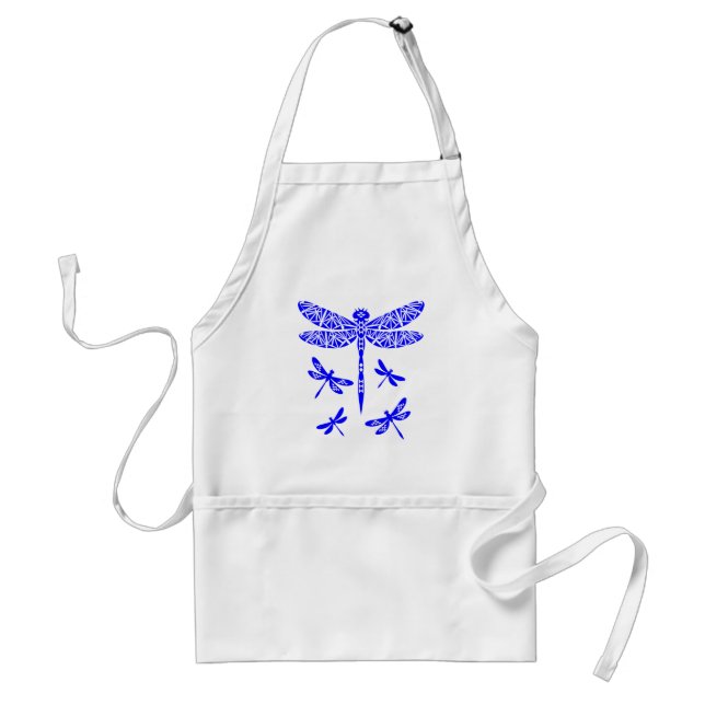 Dragonfly Spirit in Blue Standard Apron (Front)