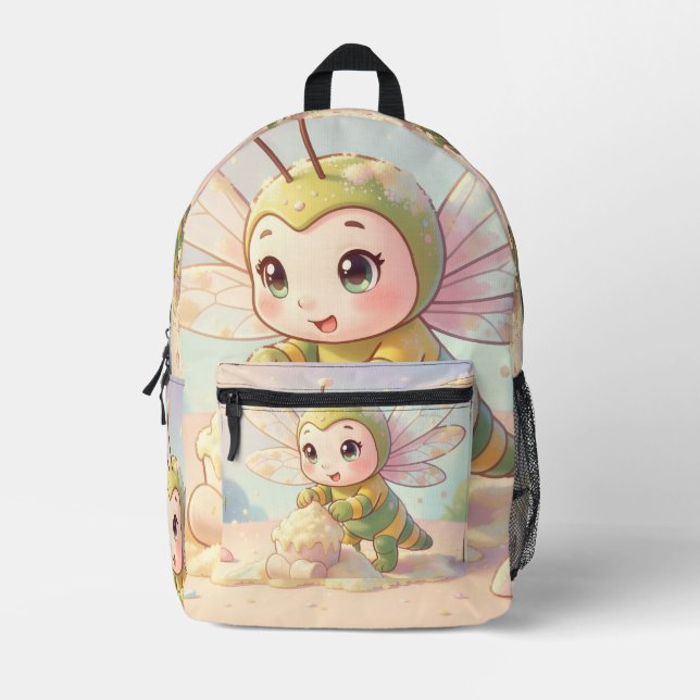 Dragonfly – Star Nectar of the Quiet Night Printed Backpack (Front)