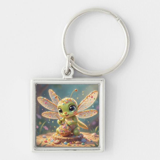 Dragonfly – Star Nectar of the Silent Night.6 Key Ring (Front)