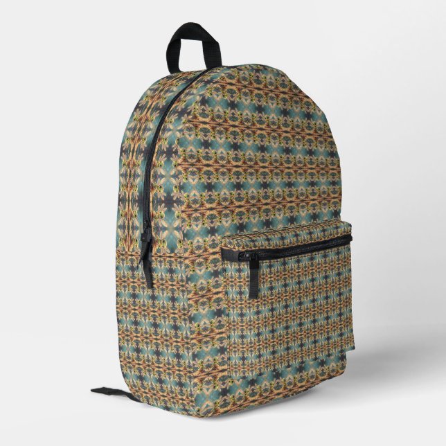 Dragonfly – Star Nectar of the Silent Night.6 Printed Backpack (Back Corner Left)