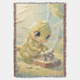 Dragonfly – Star Nectar of the Silent Night Throw Blanket