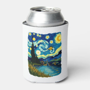 Dragonfly Starry Night (3) Can Cooler