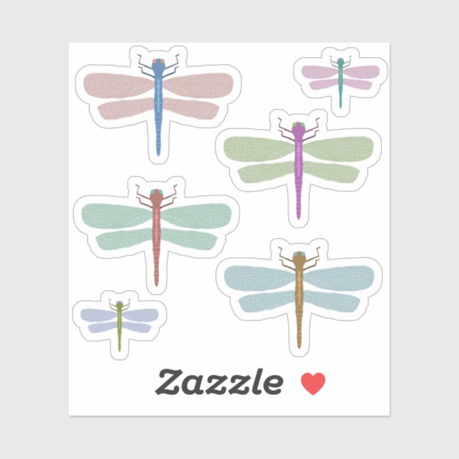 Dragonfly sticker pack (Sheet)