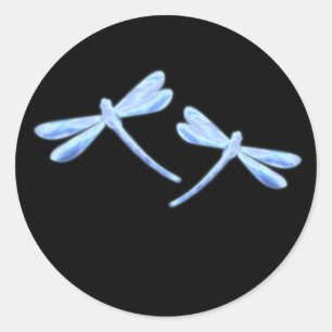 Dragonfly Stickers - Ice Glow