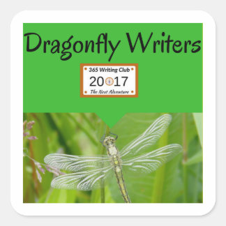 Dragonfly stickers! square sticker