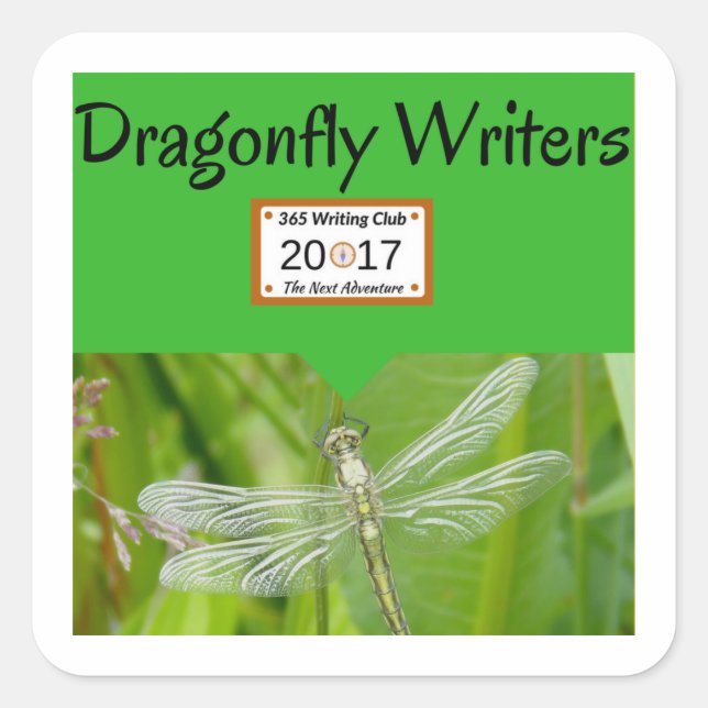 Dragonfly stickers! square sticker (Front)