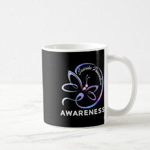 Dragonfly Suicide Prevention Awareness Pink And Te Coffee Mug