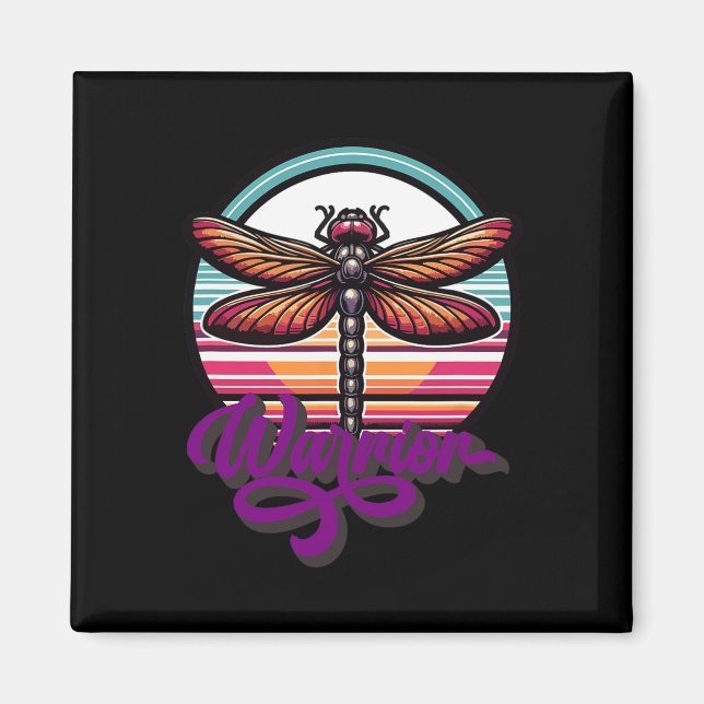 Dragonfly Suicide Prevention Awareness Support War Magnet (Front)