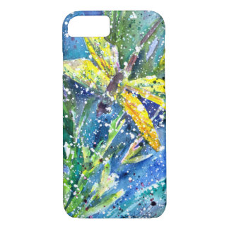 Dragonfly Summer watercolor phone case