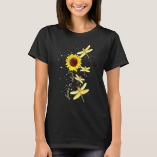 Dragonfly Sunflower Teacher Growth Mindset Choose T-Shirt