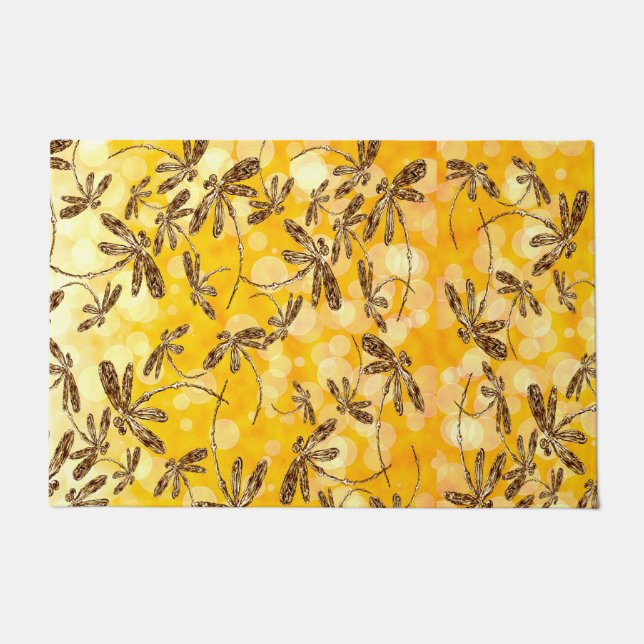 Dragonfly Sunshine Doormat (Front)