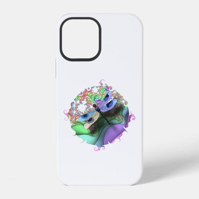 Dragonfly Swirl  iPhone Case (Back)