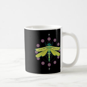 Dragonfly Symbols Magic Mandala Insect Coffee Mug
