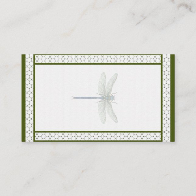 Dragonfly Taking Flight Business Card (Front)