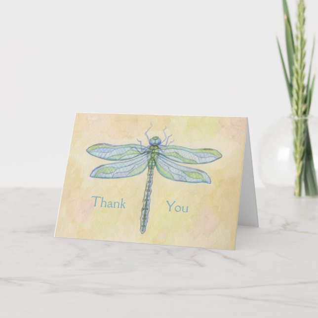 Dragonfly Thank You card (Front)