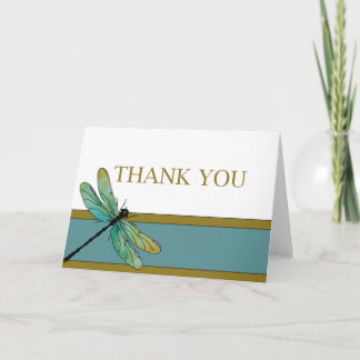Dragonfly Thank You Note Card