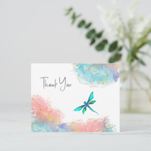 Dragonfly Thank You Note Card