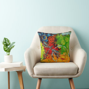 Dragonfly Throw Pillow