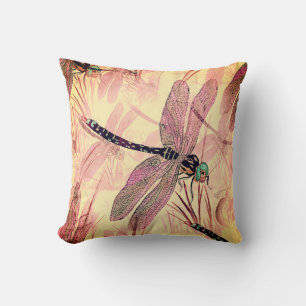 Dragonfly Throw Pillow