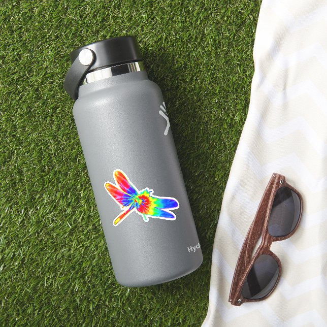 Dragonfly Tie Dye Rainbow (HydroFlask Insitu)