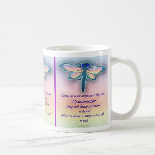 Dragonfly "Transformation" Mug (Right)
