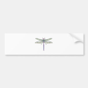 dragonfly Transparant Bumper Sticker