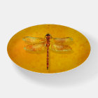 Dragonfly Trapped in Amber Sap Fossil Replica