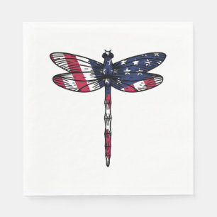 Dragonfly USA Napkin