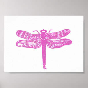 Dragonfly Violet Print
