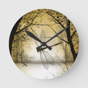 Dragonfly Wall Clock