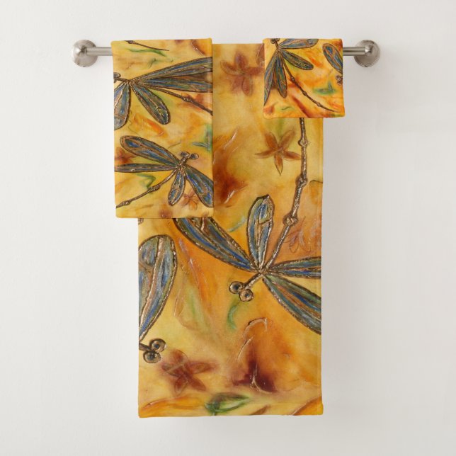 Dragonfly Warm Breeze Towel Set (Insitu)