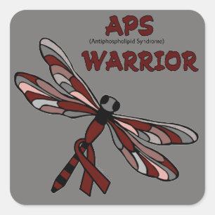 Dragonfly/Warrior...APS Square Sticker