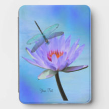 Dragonfly Water Lily Tablet E-Reader Case Cover