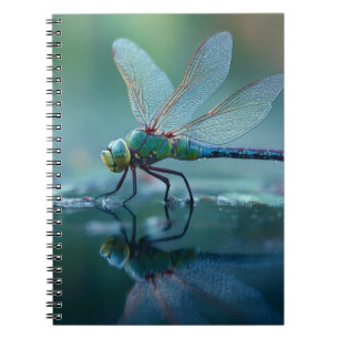 Dragonfly Water Reflection Notebook