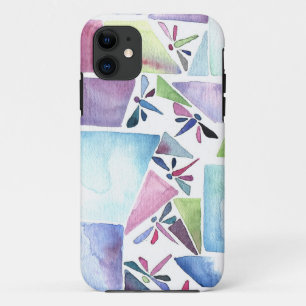 Dragonfly Watercolor Pastel iPhone 11 Case