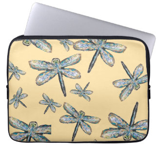 Dragonfly Whimsical Maureen Girard Transformation Laptop Sleeve