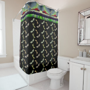 Dragonfly Wildlife Shower Curtain