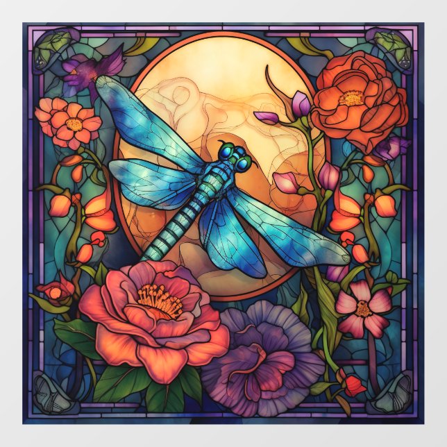 Dragonfly Window Cling (Sheet)