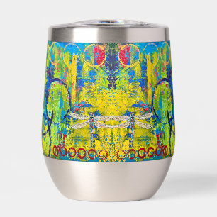 Dragonfly Wine Tumbler hot or cold