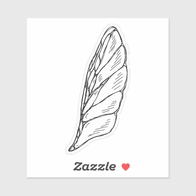 Dragonfly Wing Sticker (Sheet)