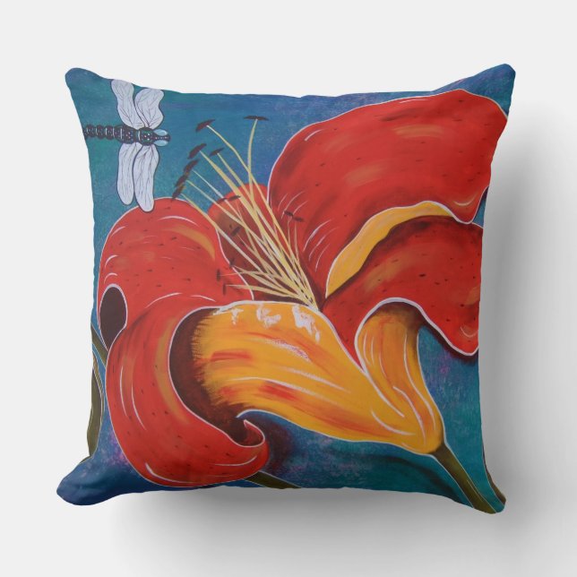 Dragonfly with Lily Pillows (Front)
