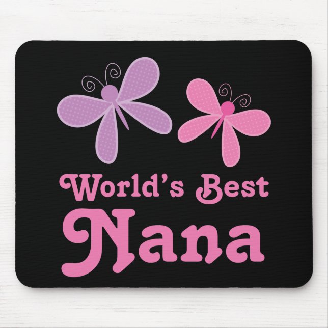 Dragonfly World's Best Nana Gift Mouse Pad (Front)