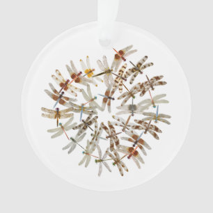 Dragonfly Wreath Christmas Ornament
