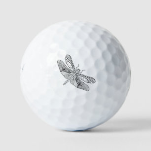 Dragonfly Zendoodle Golf Balls