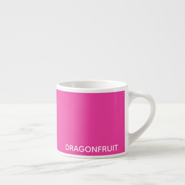Dragonfruit pink colour name espresso cup (Right)