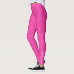 Dragonfruit pink colour name leggings<br><div class="desc">Dragonfruit pink colour name</div>