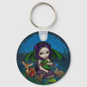 "Dragonling Garden III" Keychain