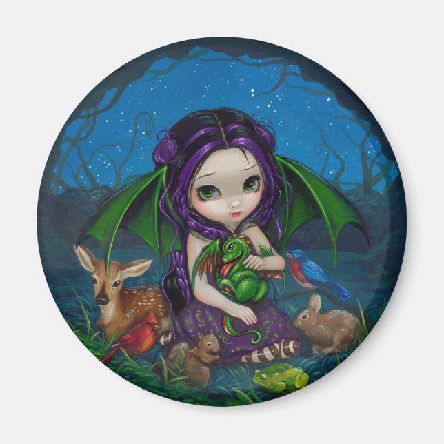 "Dragonling Garden III" Magnet (Front)